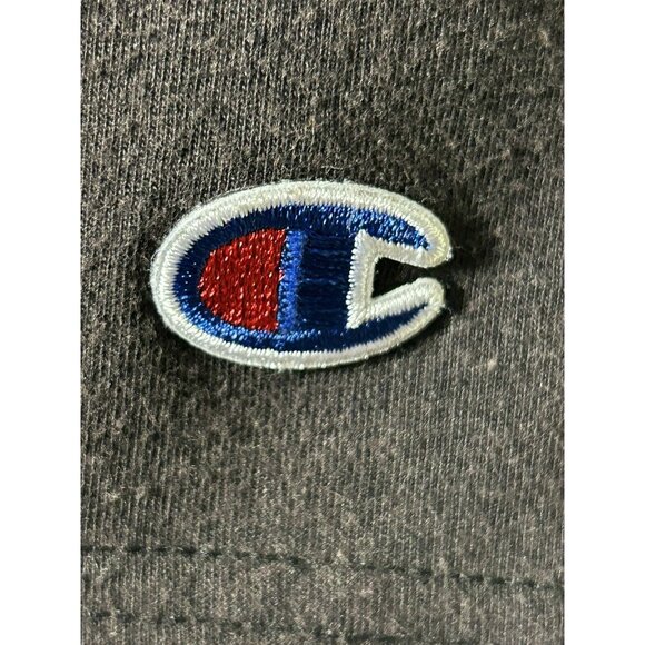 Mens XL Champion Angled Script Muscle Tee Gray T Shirt sleeveless - Picture 4 of 4